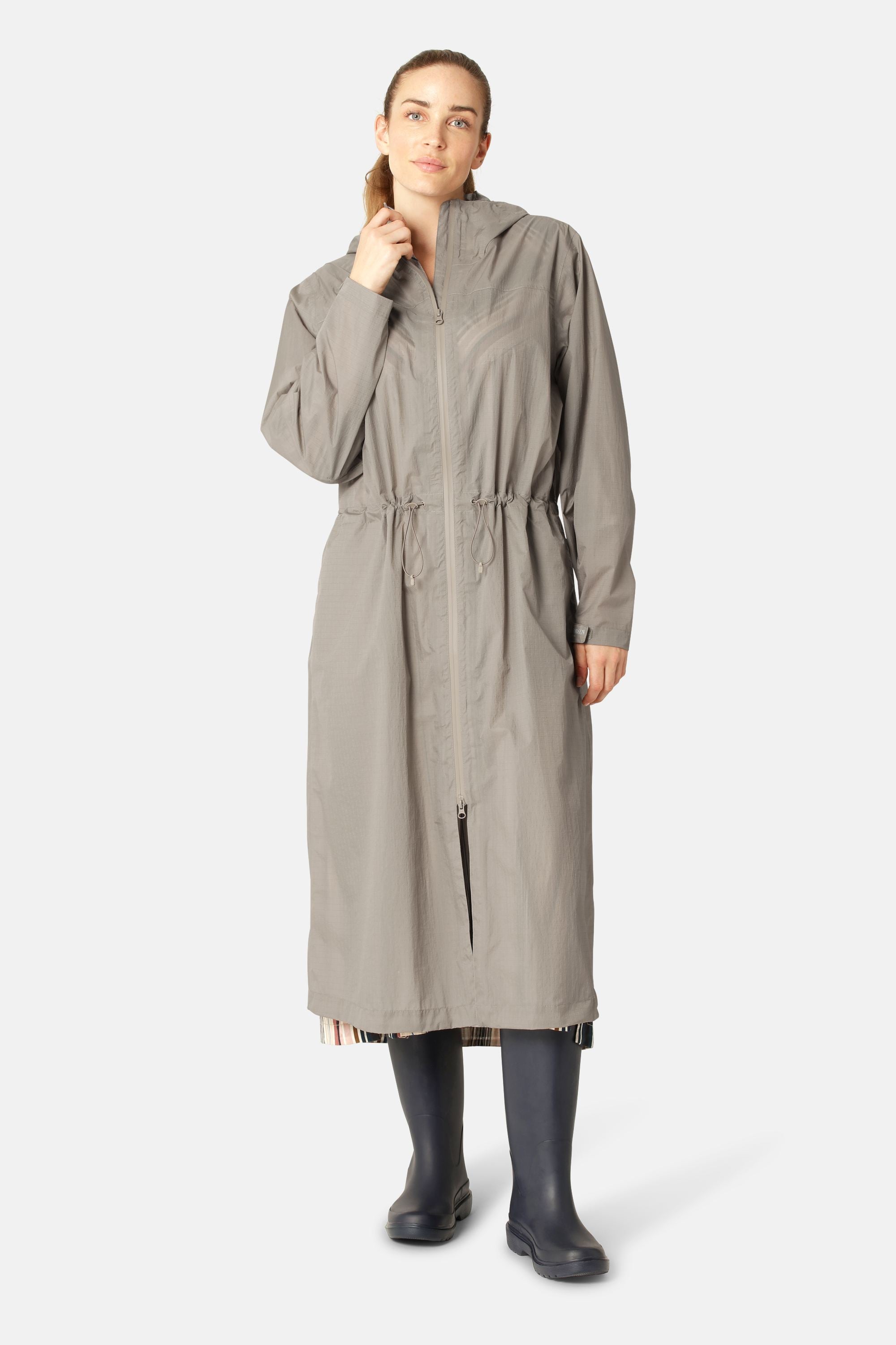 Imperméable Parka Coupe-Vent - Greige
